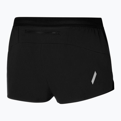 Pantaloncini da corsa uomo Mizuno Tech Light Split 1.5" neri