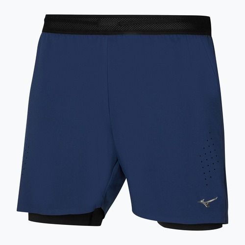 Pantaloncini da corsa uomo Mizuno Tech Light 5.5" 2IN1 estate blue
