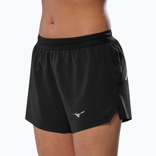 Pantaloncini da corsa da donna Mizuno Tech Light 3.5" neri