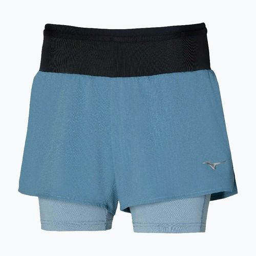 Pantaloncini da corsa da donna Mizuno Trail ER 2IN1 citadel