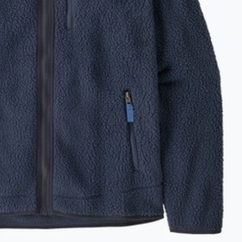 Felpa da trekking uomo Patagonia Retro Pile new navy con sunken blue