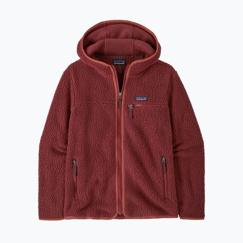 Felpa donna Patagonia Retro Pile Hoody rosso sequoia