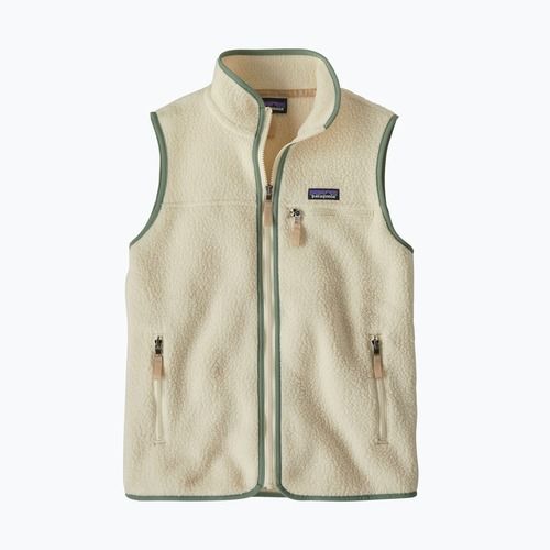 Gilet da donna Patagonia Retro Pile naturale con ellwood green