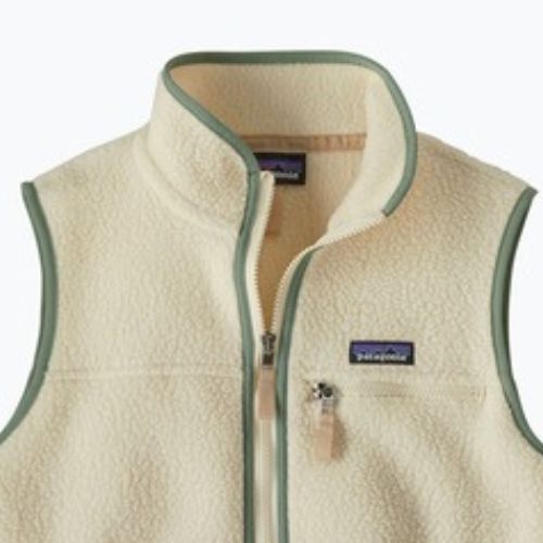 Gilet da donna Patagonia Retro Pile naturale con ellwood green