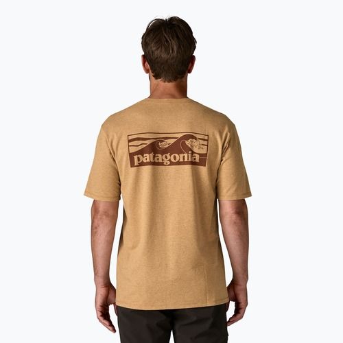 Maglietta da uomo Patagonia Boardshort Logo Pocket Responsibili talon oro
