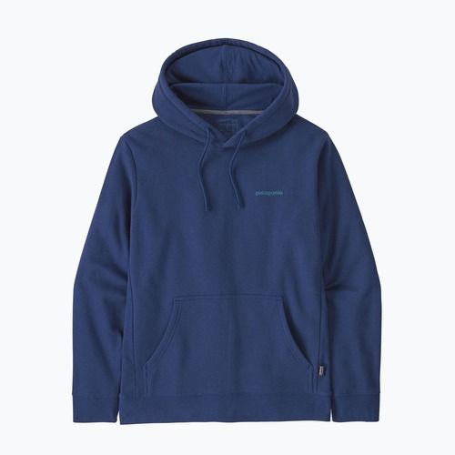 Uomo Patagonia Boardshort Logo Uprisal Hoody blu chiaro