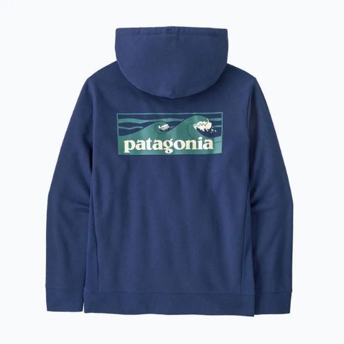Uomo Patagonia Boardshort Logo Uprisal Hoody blu chiaro