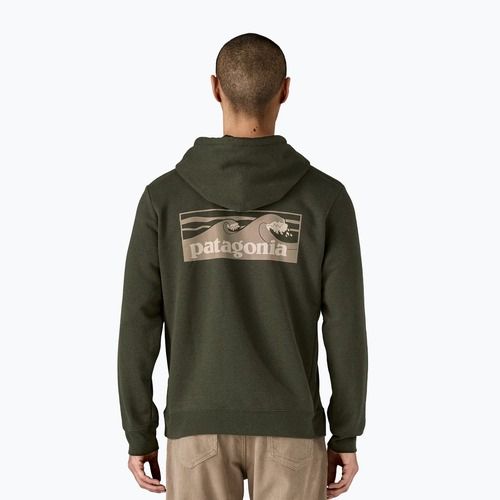 Uomo Patagonia Boardshort Logo Uprisal Hoody bacino verde