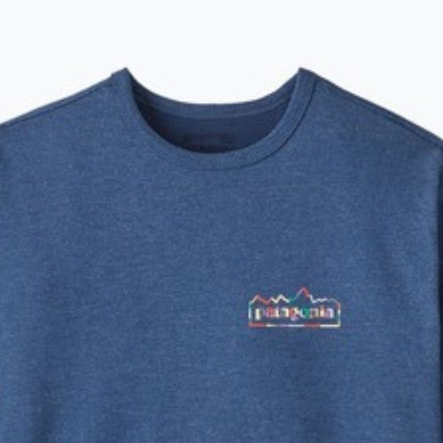 Patagonia felpa leggera da uomo Unity Fitz Wildrise Crew blu clemente