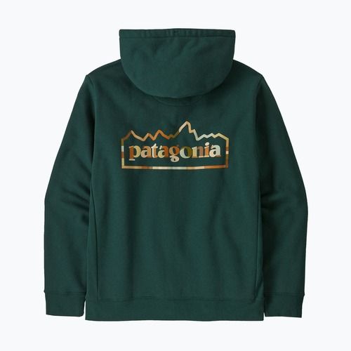 Felpa con cappuccio Patagonia Unity Fitz Uprisal da uomo verde cascata