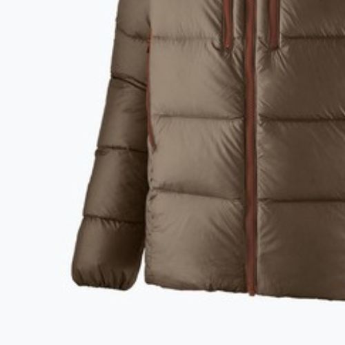 Uomo Patagonia Fitz Roy Down Hoody giacca marrone marlow
