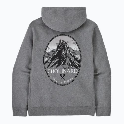 Felpa Patagonia Chouinard Crest Uprisal Hoody gravel heather da uomo