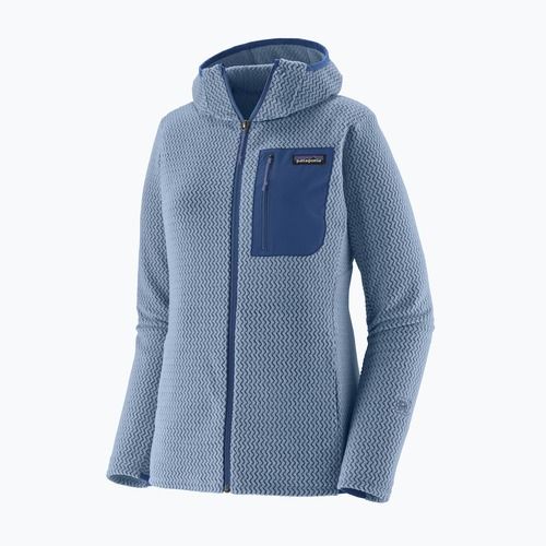 Patagonia R1 Air Full-Zip Fleece Hoody da donna, blu barbagianni