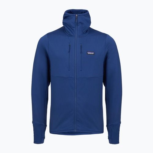 Felpa da uomo Patagonia R1 Thermal Full Zip Hoody clement blue trekking