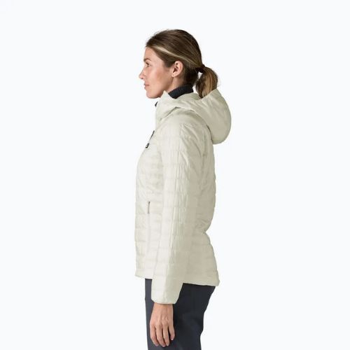 Piumino Patagonia Nano Puff Hoody donna bianco betulla