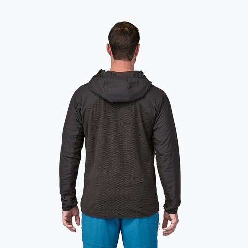 Patagonia Nano-Air Light Hybrid Hoody nero da uomo