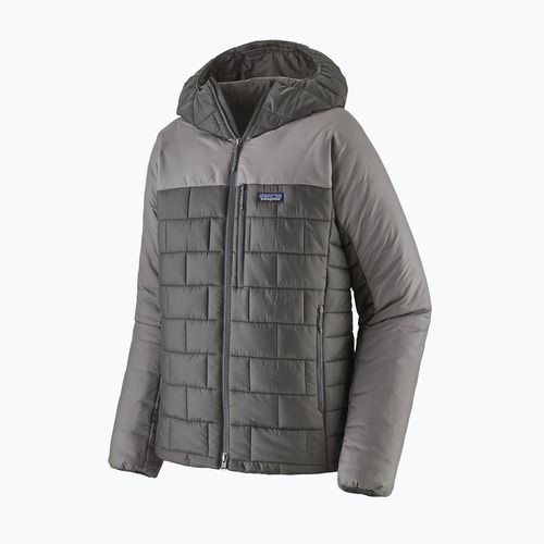 Felpa con cappuccio Patagonia Hi-Loft Nano Puff da uomo grigio forgia
