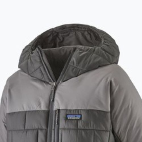 Felpa con cappuccio Patagonia Hi-Loft Nano Puff da uomo grigio forgia