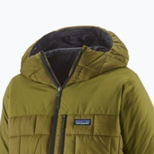 Felpa con cappuccio Patagonia Hi-Loft Nano Puff da uomo, verde stagno