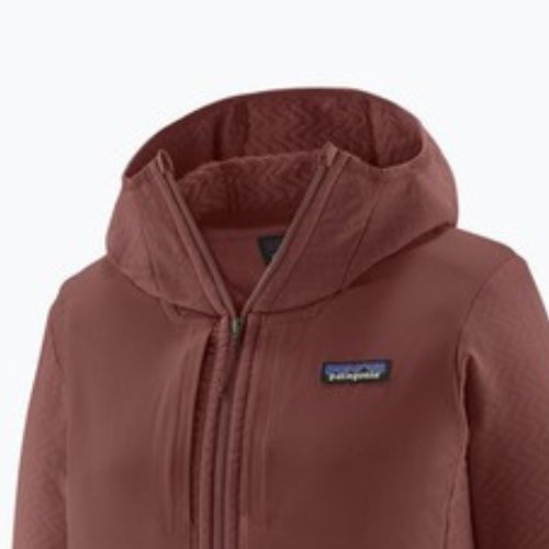 Giacca softshell Patagonia donna R2 CrossStrata Hoody rubino scuro