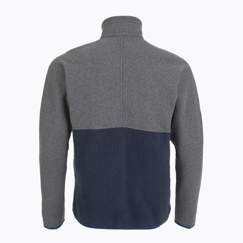 Felpa da uomo Patagonia Retro Pile 1 / 2 Snap P / O new navy w / nickel trekking