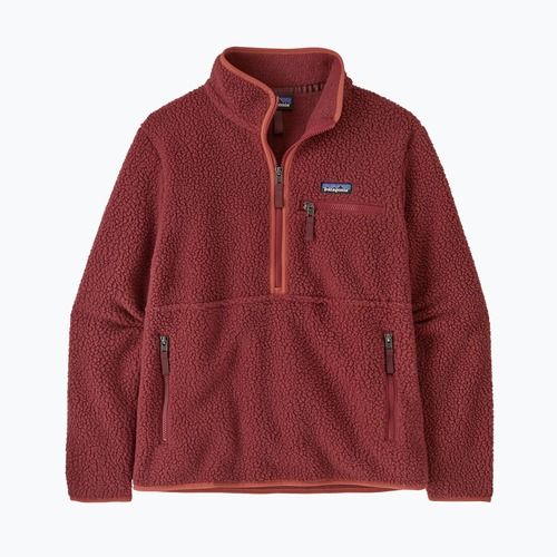 Felpa da donna Patagonia Retro Pile in pile Marsupial rosso sequoia