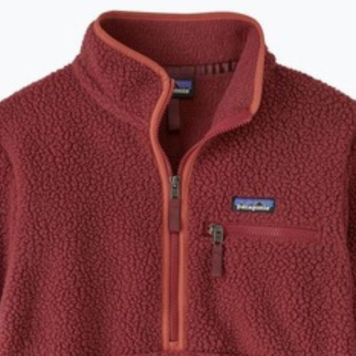 Felpa da donna Patagonia Retro Pile in pile Marsupial rosso sequoia