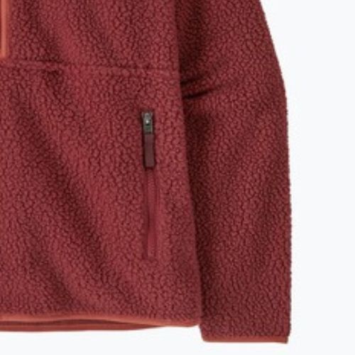 Felpa da donna Patagonia Retro Pile in pile Marsupial rosso sequoia
