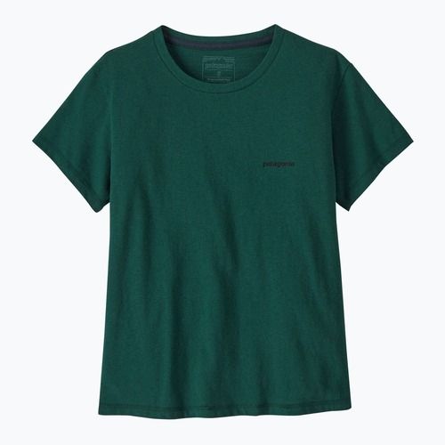 Patagonia P-6 Logo Responsabili-Tee donna verde cascata