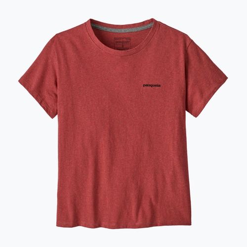 Patagonia P-6 Logo Responsabili-Tee da donna, rosso ceramica