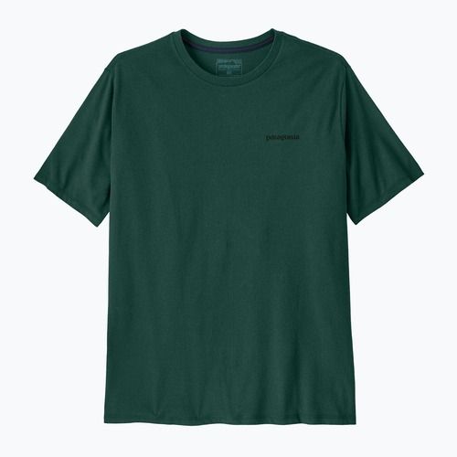Camicia da uomo Patagonia P-6 Logo Responsabili-Tee verde cascata