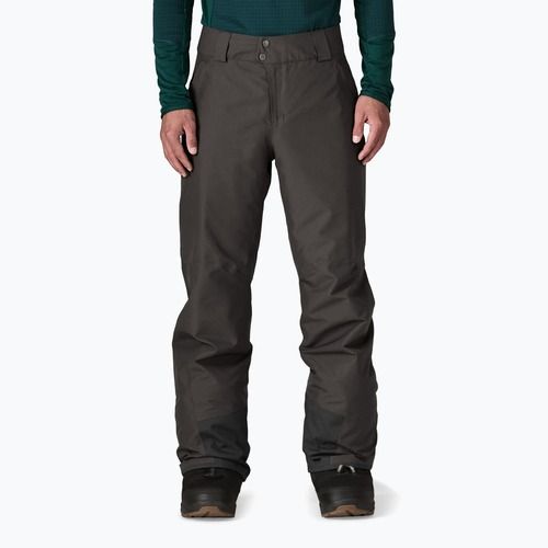 Pantaloni da sci Patagonia Insulated Powder Town da uomo, nero