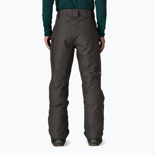 Pantaloni da sci Patagonia Insulated Powder Town da uomo, nero