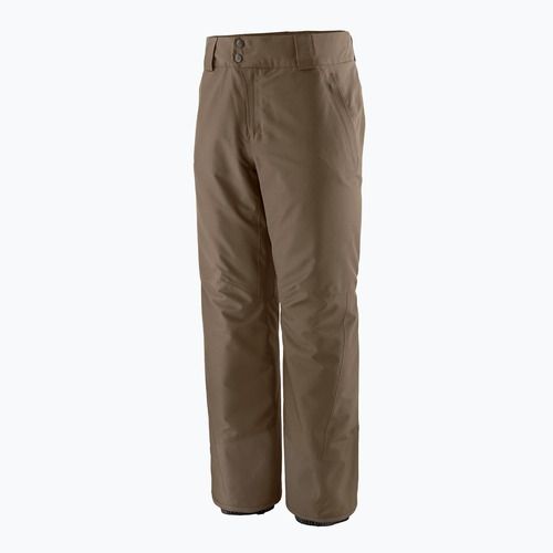 Pantaloni da sci Patagonia Insulated Powder Town da uomo marrone merlow