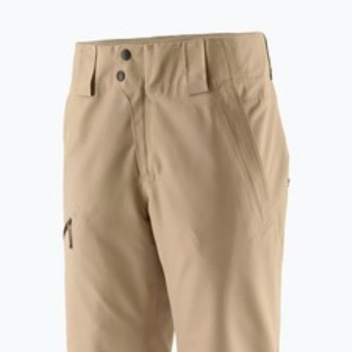 Pantaloni da sci da donna Patagonia Insulated Powder Town oar tan