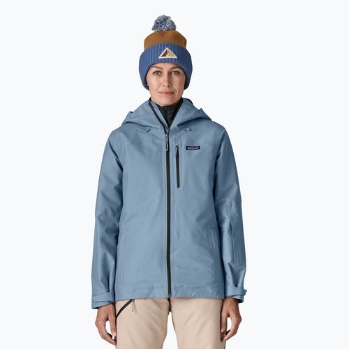 Giacca da pioggia Patagonia Insulated Powder Town da donna, blu barbagianni
