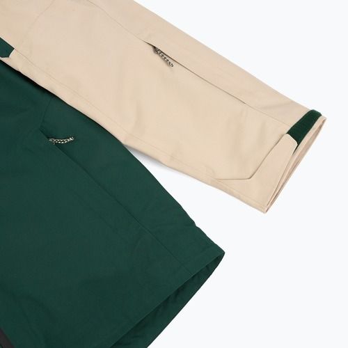 Giacca da pioggia isolata Patagonia Powder Town da uomo, verde cascata