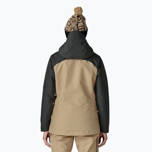 Giacca da pioggia Patagonia Insulated Powder Town oar tan da donna