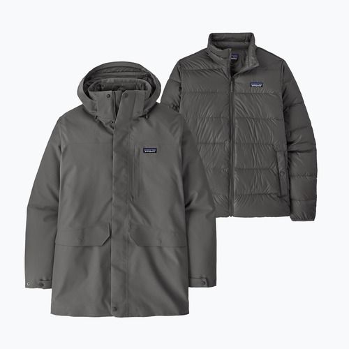 Giacca Patagonia Tres 3-in-1 Parka da uomo, grigio fucina