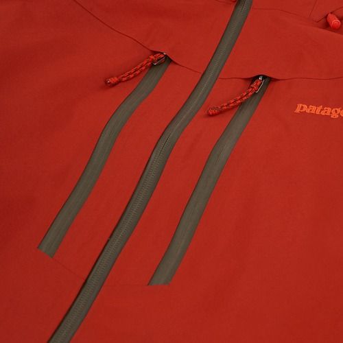 Giacca da pioggia da uomo Patagonia Pluma Pro amanita red