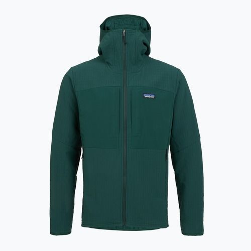 Giacca softshell Patagonia R2 TechFace da uomo verde cascata