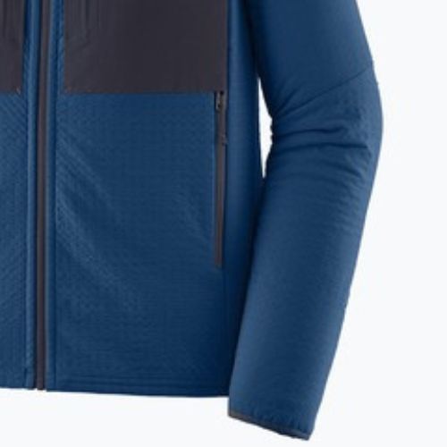 Giacca softshell da uomo Patagonia R2 TechFace Hoody blu chiaro
