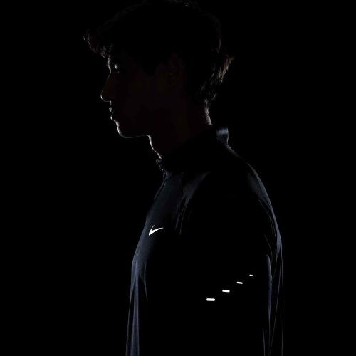 Felpa da running Nike Stride 1/4 Zip Dri-Fit Uomo, nero