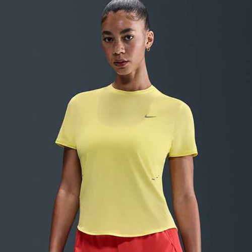 Maglietta da running Nike Swift Dri-Fit light zitron da donna