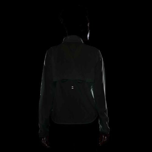 Giacca da corsa Nike Tempo Swoosh Run da donna, menta/bianco