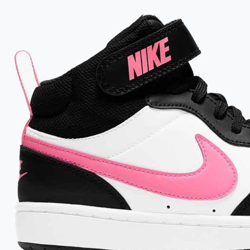 Nike Court Borough Mid 2 nero/impulso del tramonto/bianco scarpe da bambino