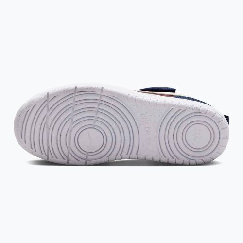 Nike Court Borough Low scarpe da bambino Recraft dark team red/soft pearl/midnight navy