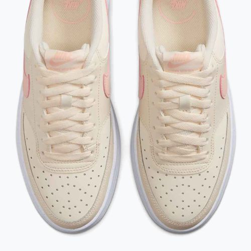 Scarpe Nike Court Vision Alta donna avorio pallido/corallo lavato/bianco