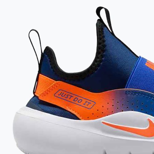 Nike Flex Runner 4, scarpe da bambino, mezzanotte marina, arancione totale e game royal