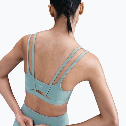 Reggiseno da allenamento Nike Zenvy Strappy 017 cannone/bianco